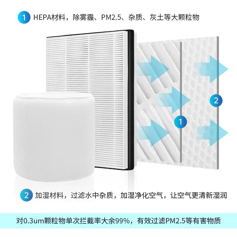 适配惠而浦空气净化器WH-PD602Z加湿器空气滤网替换水加湿滤芯