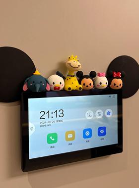 【新家的一百个快递】DIY可视门铃玄关装饰摆件开关面板装饰品