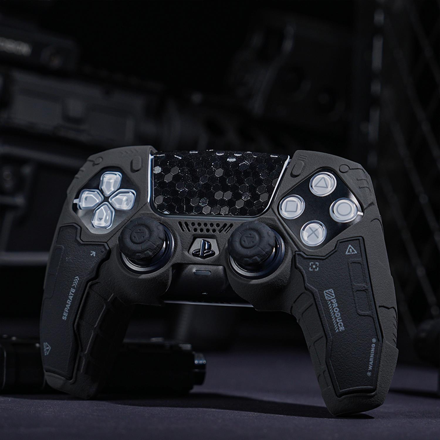 PS5战术先遣队手柄套硅胶壳摇杆帽套装G.S.TAC系列游戏手柄保护套