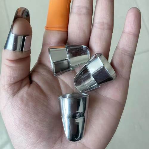 蔬菜大棚采摘工具摘豆角铁指甲不锈钢指甲套铁戒指掐须采摘神器