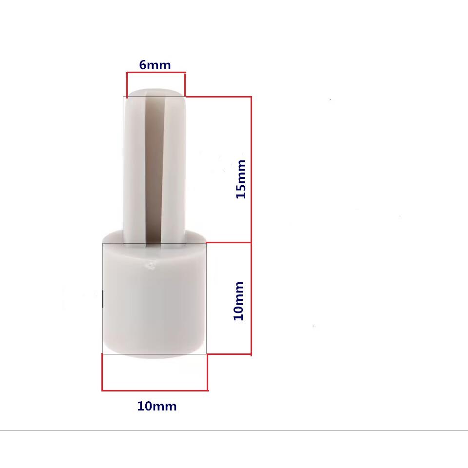 调音台电位器加长轴 灰色塑料延长轴25MMX10MM D半轴孔6MM HJ-332