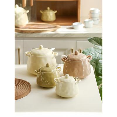 陶瓷猪油罐坛子大容量家用耐高温辣椒油罐家用盐罐荤油罐调味罐