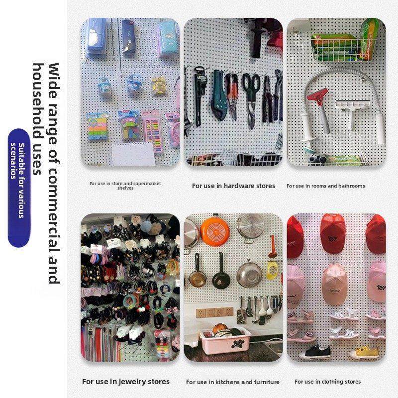 有孔板无冲孔平板更换存储配件定制存储架塑料冲孔板超市货架侧挂,收纳整理,收纳洞洞板,淘宝优惠券,粉丝福利购,淘宝优惠卷