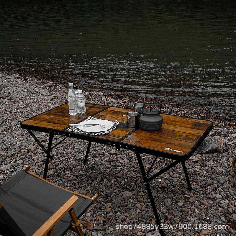 户外铝合金折叠桌木纹露营野餐桌围炉煮茶便携烧烤可调节铁艺桌,自行车/骑行装备/零配件,更多零件/配件,淘宝优惠券,粉丝福利购,淘宝优惠卷