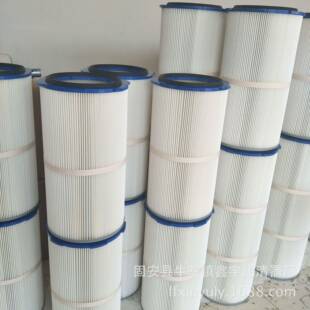 新款320*660大流量工业除尘滤筒PTFE覆膜除尘滤芯