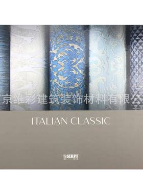 SIRPI欧式花PVC植绒背景墙纸壁纸伊泰丽ITALIANCLASSIC
