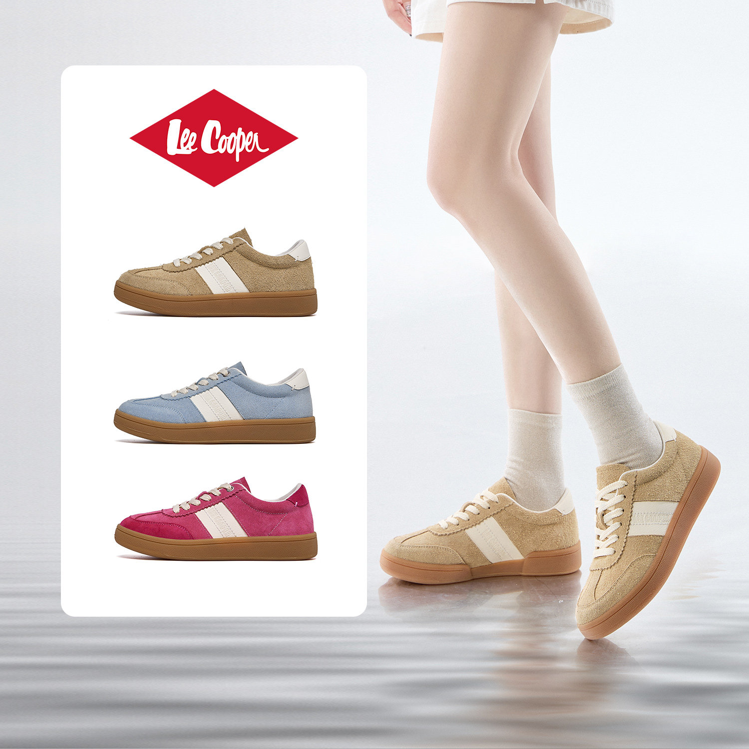Lee Cooper���ŵ�ѵЬŮ2026�¿������˶�����Ь�ٴ����߰�Ь���� 35  227.18Ԫ+10.47Ԫ�Խ��