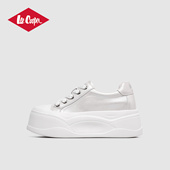 Cooper厚底增高小白鞋 轻便时尚 女款 Lee 2026新款 春季 百搭休闲板鞋