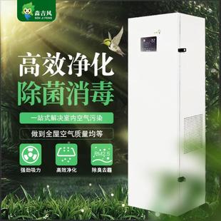 办公室立柜式新风机烟尘过滤空气净化机器静音新风系统空气净化器