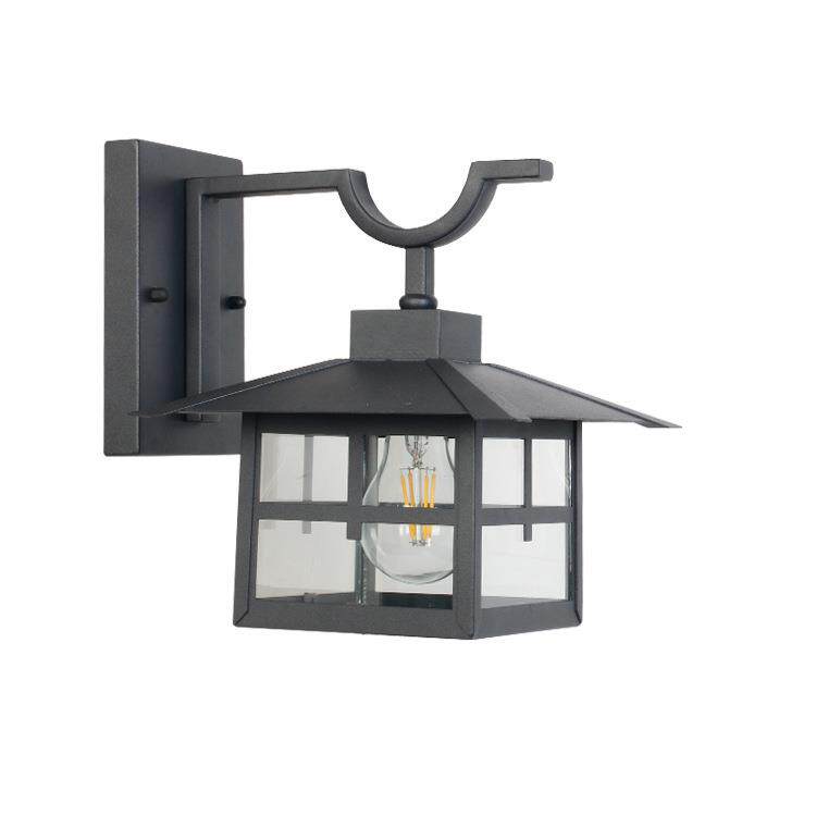 中山户外铁艺壁灯室外过道墙壁灯中式复古照明餐厅灯具家用庭院灯