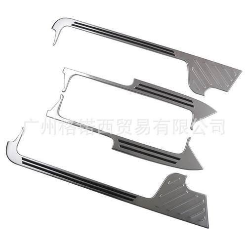 适用丰田23款Alphard40汽车用品汽车内饰304不锈钢踏板