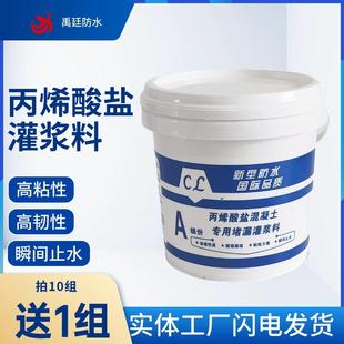 丙烯酸盐注浆液防水补漏地下室卫生间AB组高压灌浆料注浆机填充