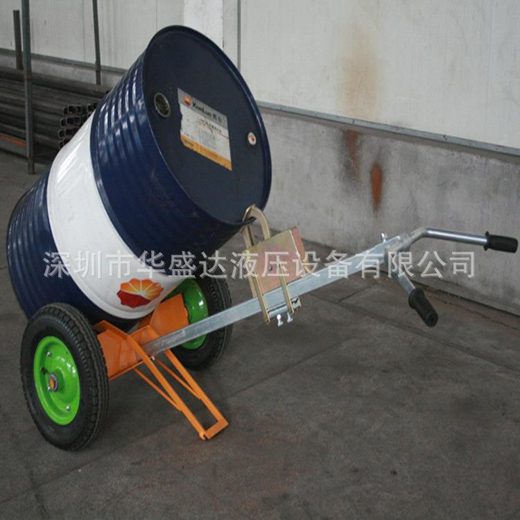 油桶搬运车 450kg咬嘴油桶车 手拉油桶车 油桶手推车