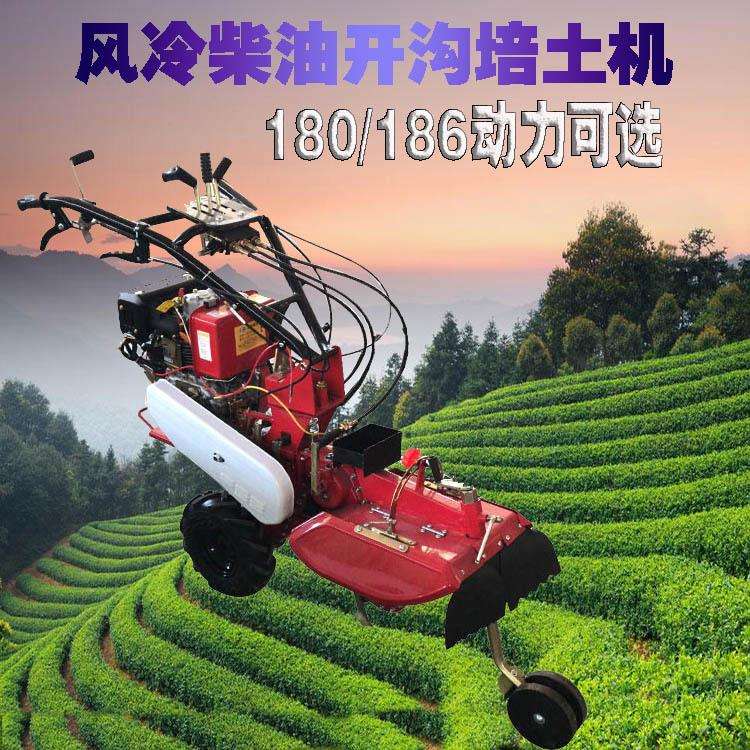 多功能田园管理机 大棚草莓种植开沟起垄机 大葱生姜种植培土机