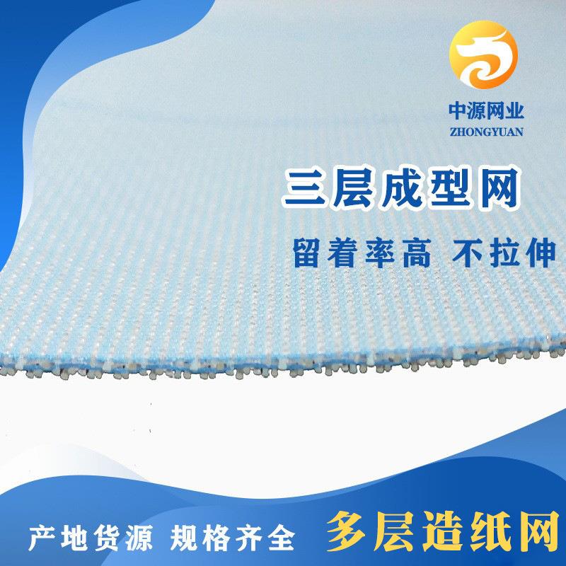 工厂供应造纸机脱水滤网不拉伸留着率高聚酯成型网造纸机脱水网带