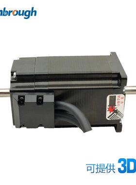 两相86双轴闭环步进电机 力矩12.5Nm 机身长177mm 轴径14MM