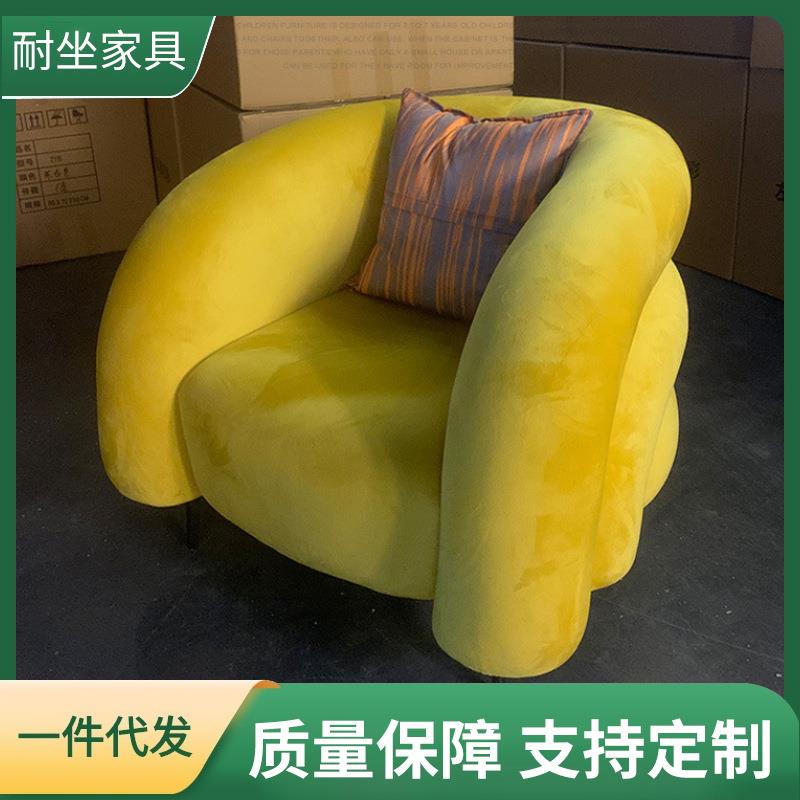创意单人懒人沙发香蕉躺椅摇椅摇摇椅个性可爱卧室现代小户型沙发