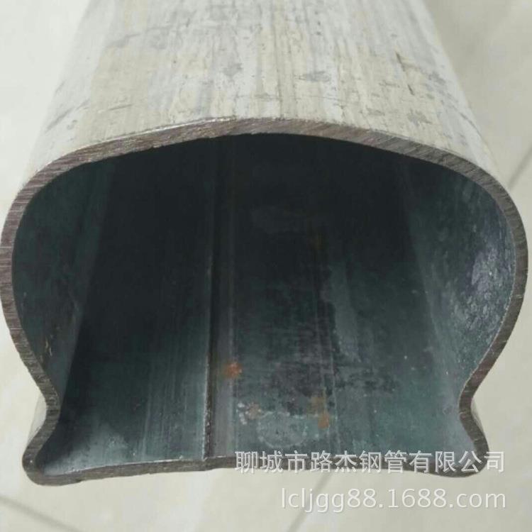 厂家生产 各种规格 冷拔元宝管 各种材质道路护栏用元宝钢管