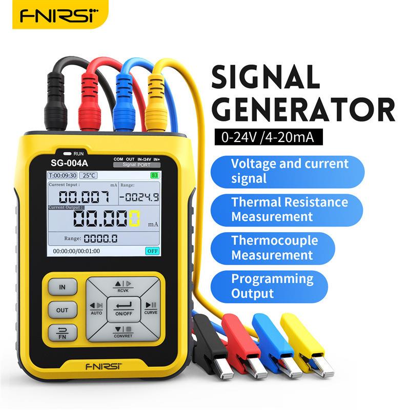 FNIRSI多功能信号发生器4-20ma模拟量电流压热电偶电阻过程校验仪