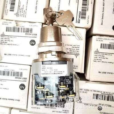 Allen-Bradley 800T-H33A2 钥匙开关现货
