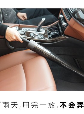 防水套雨伞男士双l人自动大号车载16骨长柄加大黑色三人弯钩大伞