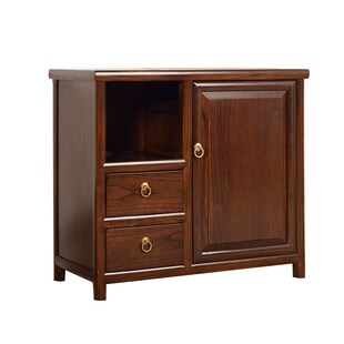 茶水柜办公室实木中式可放水桶简易客厅餐厅储物柜桶装Z餐边柜水