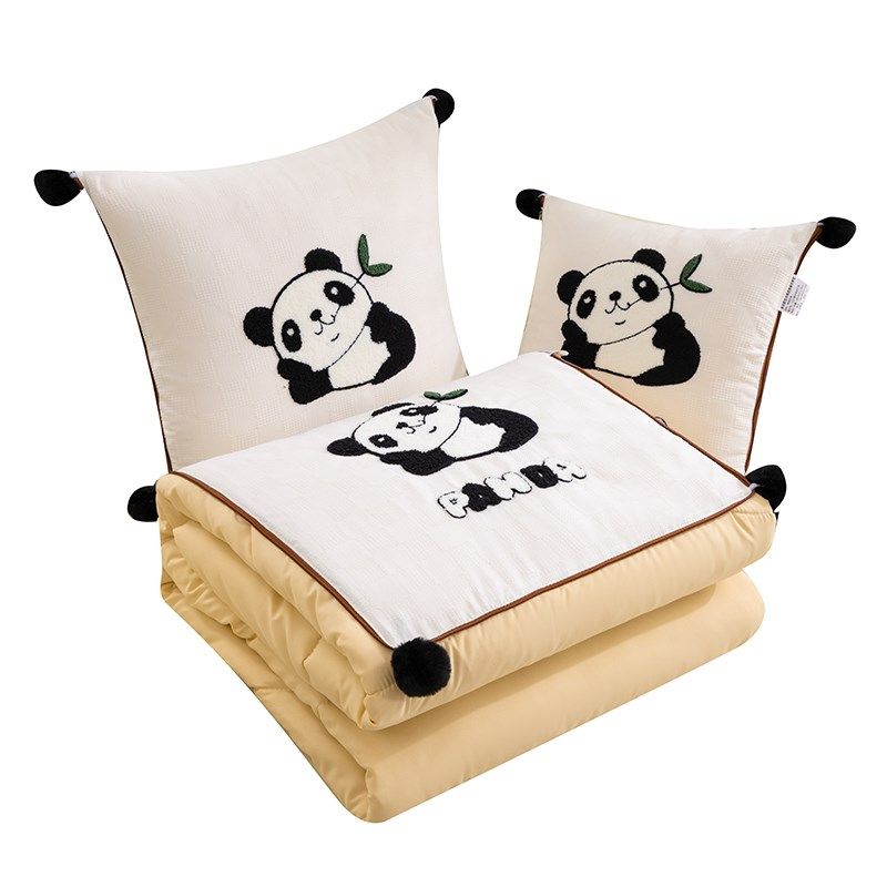 白色抱枕被子两用汽车靠枕客厅沙发靠垫熊猫大学生宿舍午休被可爱,居家布艺,抱枕被,淘宝优惠券,粉丝福利购,淘宝优惠卷
