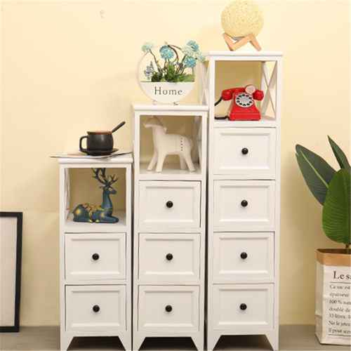 小型床头柜超窄20/25/30/35/宽实木夹缝收纳柜S子抽屉式缝隙储物