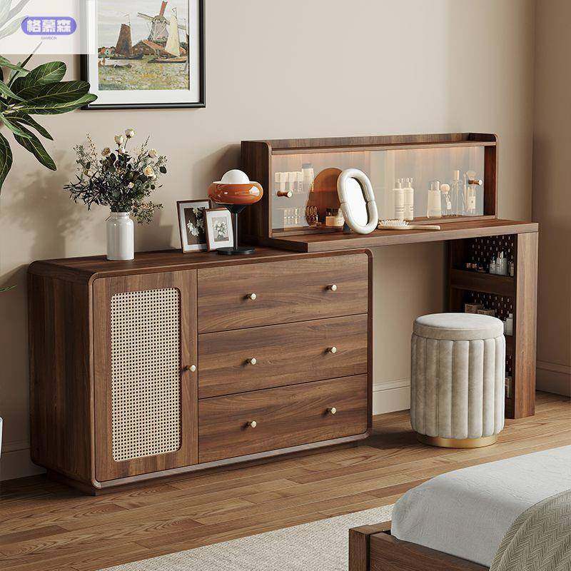 中古风藤编实木框梳妆台斗柜一体主卧室可伸缩转角储物化妆书桌,金属材料及制品,金属加工件/五金加工件,淘宝优惠券,粉丝福利购,淘宝优惠卷