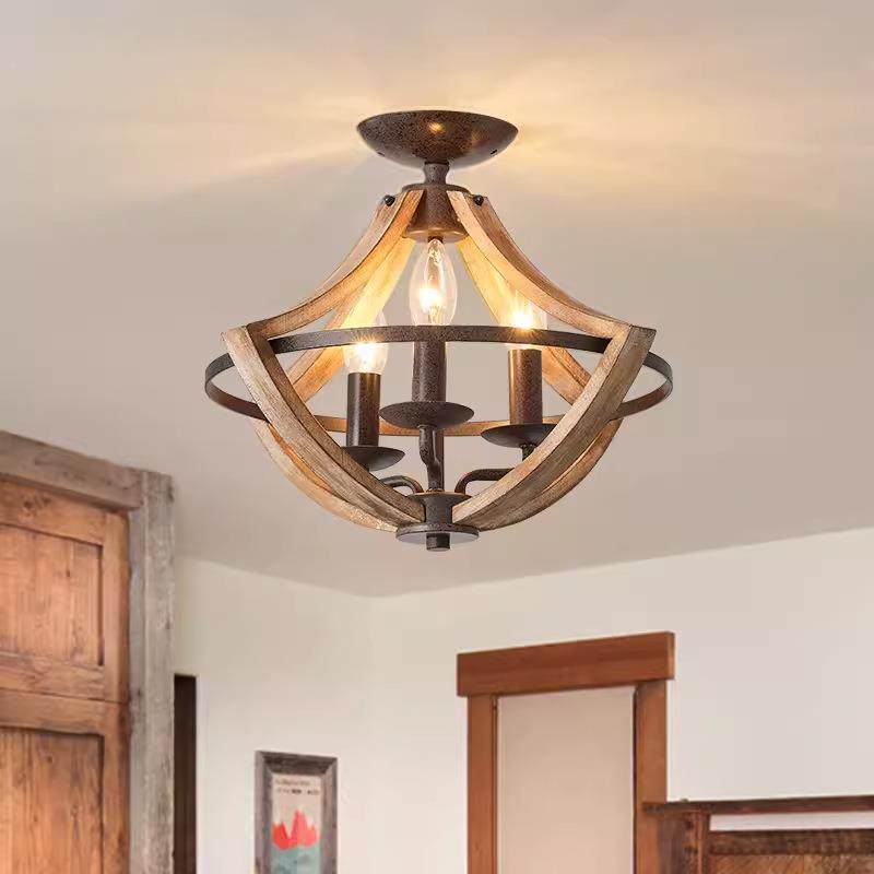 美式复古卧室吸顶灯法式餐厅灯创意书房个性艺术设计师小客厅顶灯,自行车/骑行装备/零配件,更多零件/配件,淘宝优惠券,粉丝福利购,淘宝优惠卷