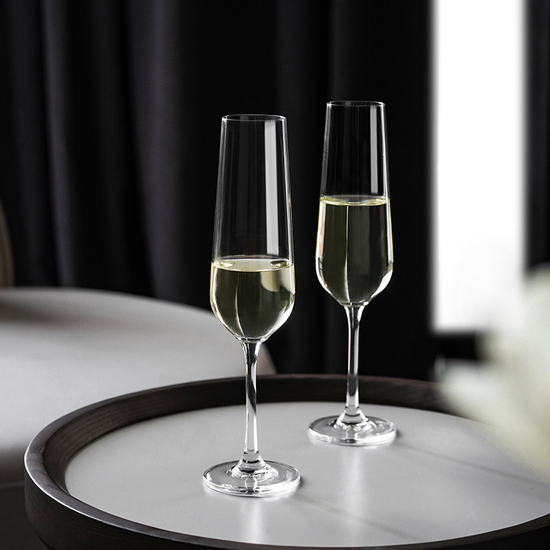 捷克进口水晶玻璃 林鴞红酒杯香槟杯葡萄酒杯 2支礼盒装组合套装