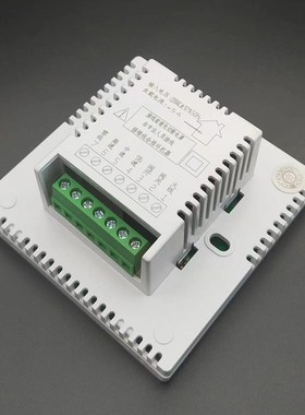 K829中央空调液晶温控器 风机盘管温度控制P器 圆形面板控温开关