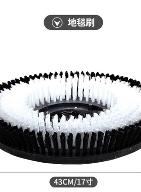 超洁亮洗地机刷盘地毯刷洗地刷SC002配件154 175地刷SC2A刷盘配件