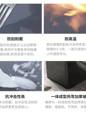 亚克力玻璃茶桌现代极简办公室功夫E茶台家用客厅阳台轻奢泡茶桌