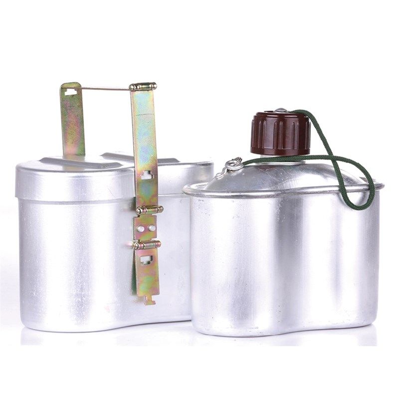 78式水壶带饭盒迷户外旅行登山多功能两用1升大容量绿铝水壶,户外/登山/野营/旅行用品,水壶,淘宝优惠券,粉丝福利购,淘宝优惠卷