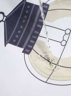 衣柜门遮挡帘厕所挂帘白色灯泡浴室帘防水浴帘卫生间X窗帘隔断帘