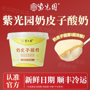 【春节发货】北京紫光园奶皮子酸奶特产120g原味茉莉奶皮顺丰包邮