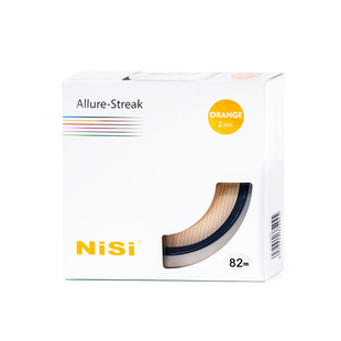 72mm82mm Filter67mm 电影炫光拉丝特效镜城市夜景拍摄光斑镜佳能索尼尼康 橙色拉丝滤镜Streak NiSi耐司蓝色