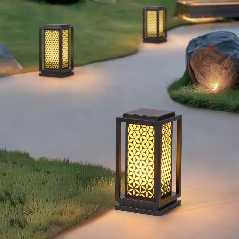 太阳能草坪灯草地灯庭院灯花园别墅户外防水家用落地灯中式景观灯,家装灯饰光源,草坪灯,淘宝优惠券,粉丝福利购,淘宝优惠卷