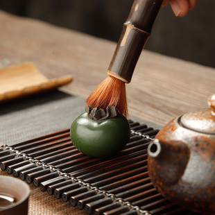 柿柿事事如意宜兴紫砂柿子茶宠摆件仿真手把小茶玩茶桌紫砂壶配件