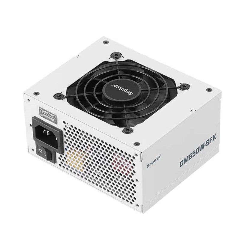 鑫谷GM650W-SFX冰山版白v色金牌全模组itx台式机电脑主机小电源IT