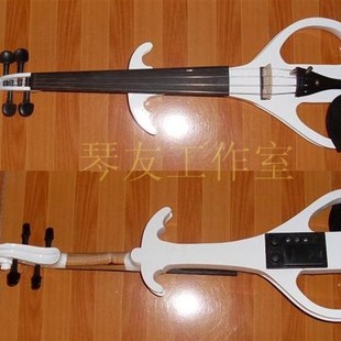 实木配件 黑色电子 4木质小提琴 可配无线发射器 电声小提琴