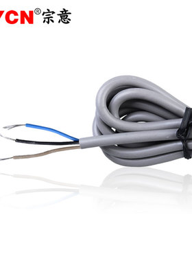 沪工接近开关LJC18A3-B-Z/BY电容式PNP自动三线防水24V传感器M1伏