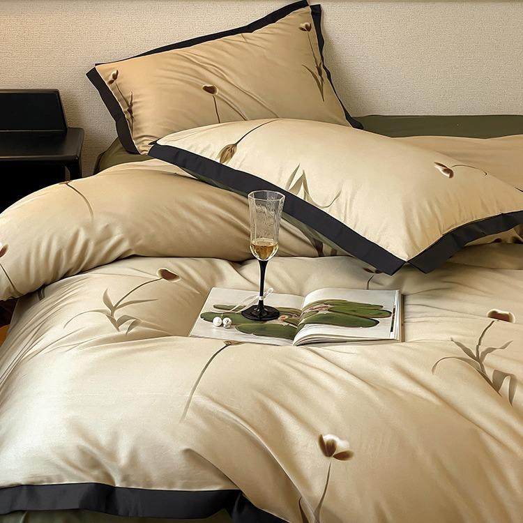 法式轻奢风丨天丝棉四件套冰丝凉感床单被套春夏季裸睡亲肤床品,金属材料及制品,金属加工件/五金加工件,淘宝优惠券,粉丝福利购,淘宝优惠卷