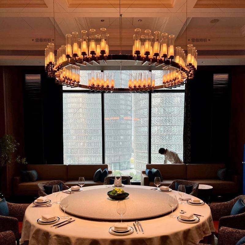 新中式吊灯客厅灯饭厅餐厅饭店包间包厢茶楼主灯简约轻奢餐厅吊灯,金属材料及制品,金属加工件/五金加工件,淘宝优惠券,粉丝福利购,淘宝优惠卷