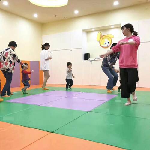 亲子地垫早教幼儿园儿童软体爬行防摔地垫瑜伽舞蹈房体操软包垫子