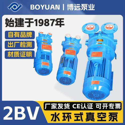 2BV水环真空泵及压缩机铸铁不锈钢304直联防爆工业液环泵博远泵业