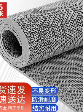 S垫PVC镂空防滑地垫厨房卫生间镂空隔水垫网眼疏水车间地铁脚垫
