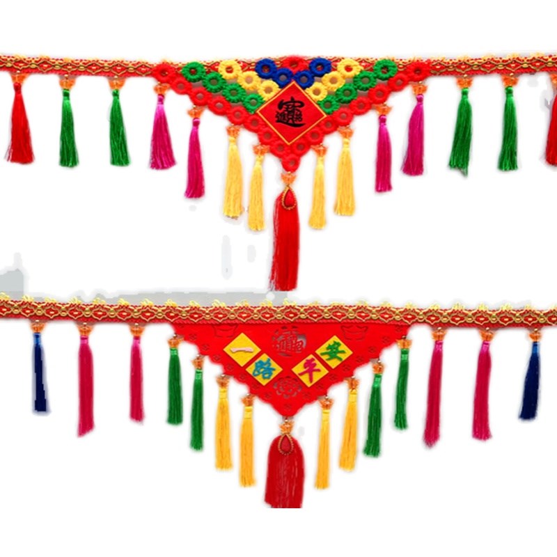 解放J6P JH6k J6L J7流苏古风内饰品挂件车挂大货车前挡风玻璃挂