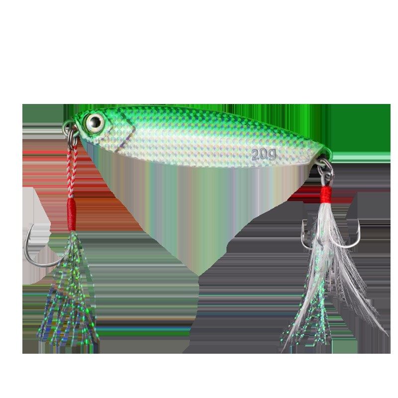 铁板路亚饵远投飘落假饵亮片套装专杀翘嘴鲈鱼鲅鱼饵海钓淡水双钩,户外/登山/野营/旅行用品,路亚饵,淘宝优惠券,粉丝福利购,淘宝优惠卷